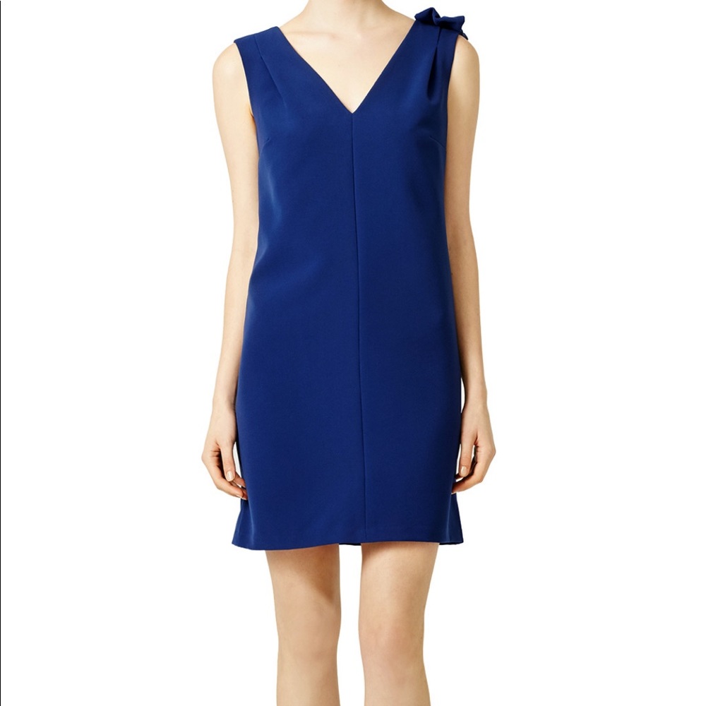 Slate and Willow Navy Bow Shift Dress